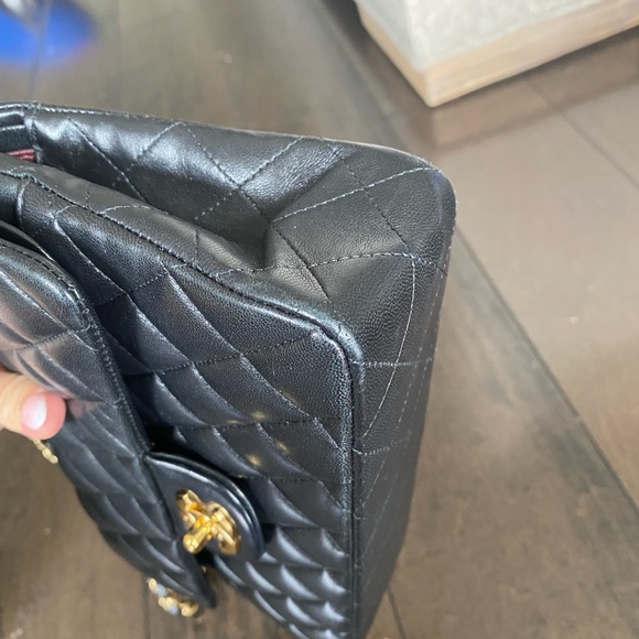 CHANEL classic small double flap black FULL SET - Picture 10 of 11